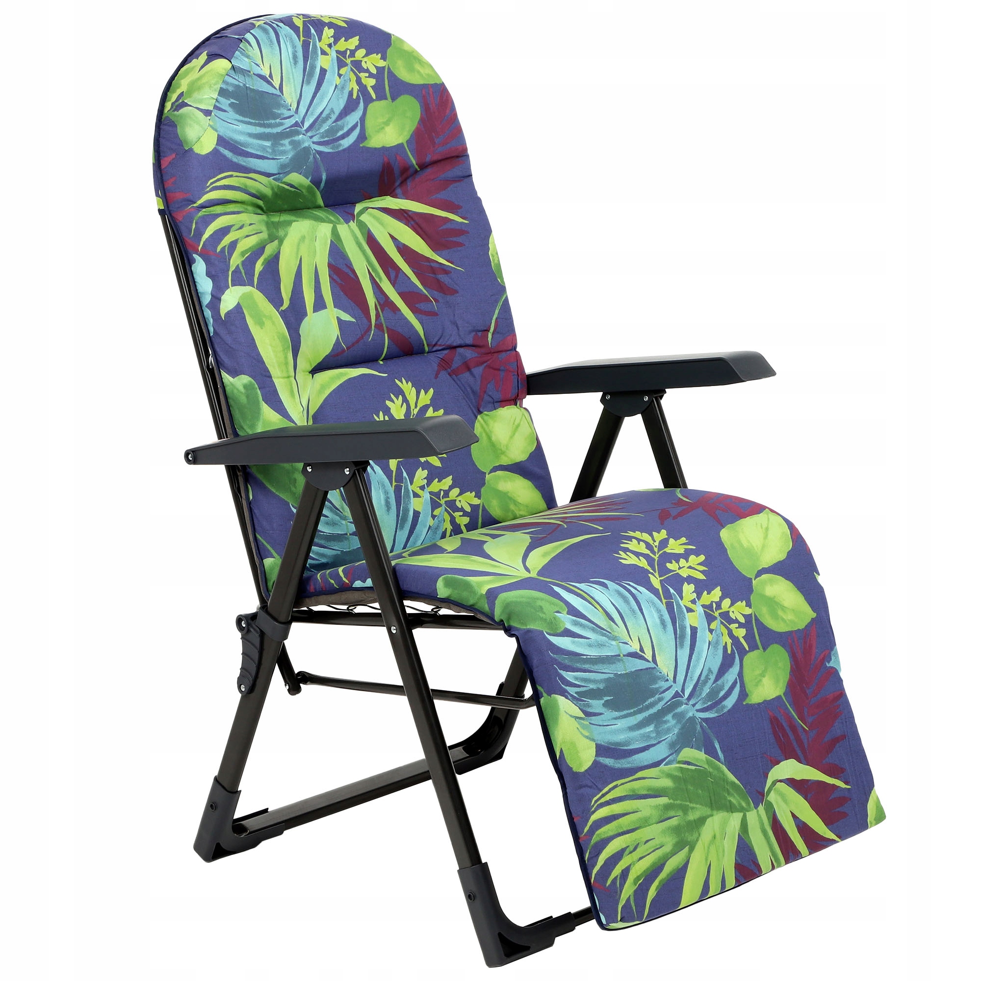 Ležadlo Záhradné Skladacie Plážové Ležadlo Vankúš Podnožka Pohodlné