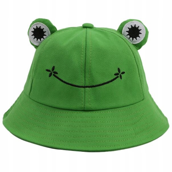 

Kapelusz Bawełniany Bucket Hat Czapka Żabka