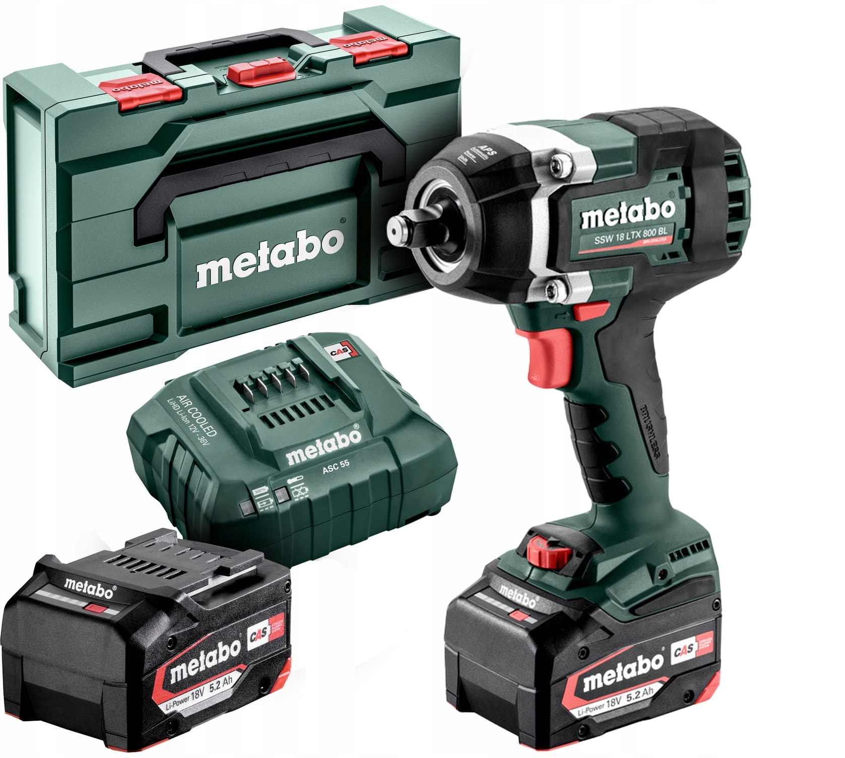 Klucz udarowy Metabo SSW 18 LTX 800 BL 2x5.2Ah