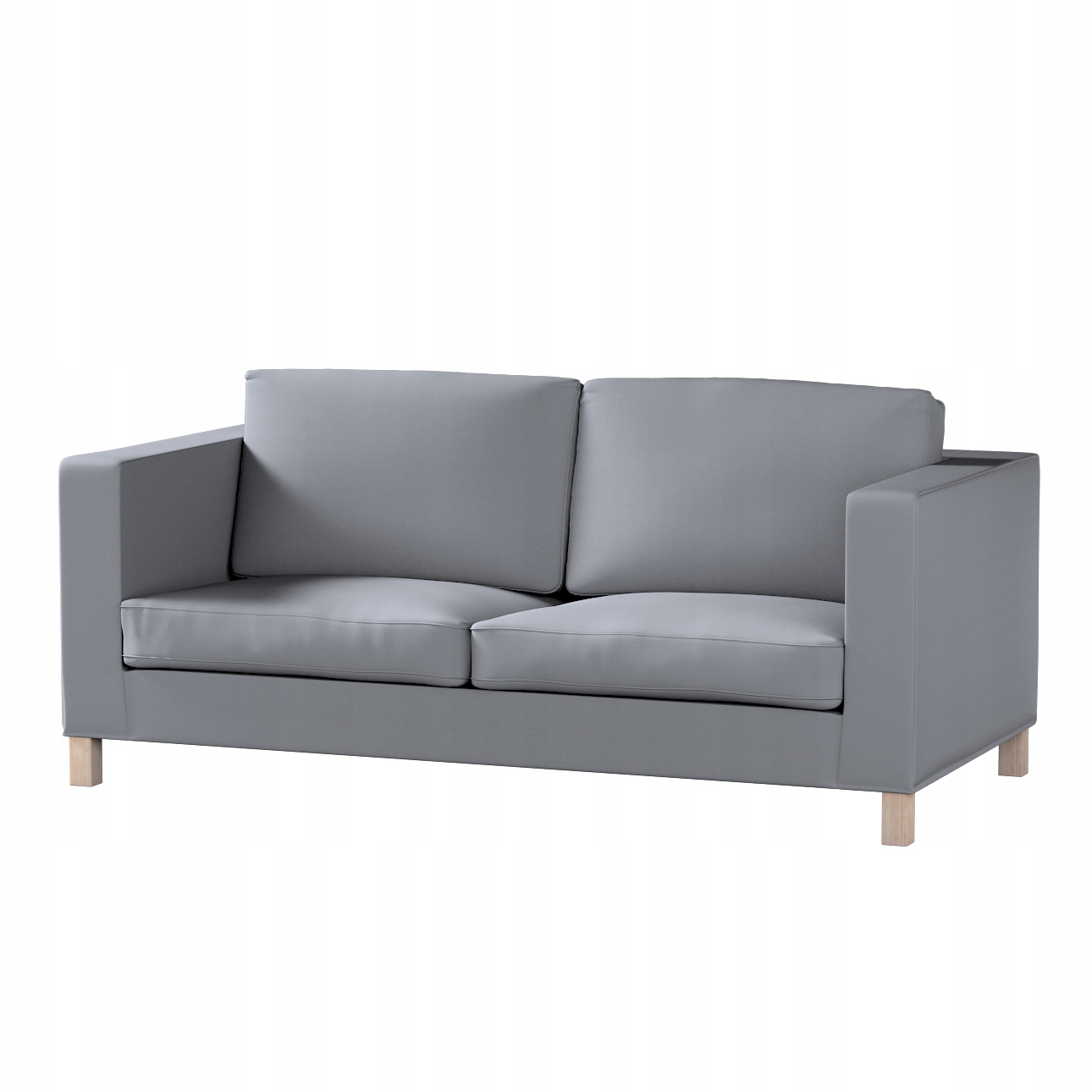 Dekoria potah na rozkládací pohovku Karlanda, krátký Ikea, šedý