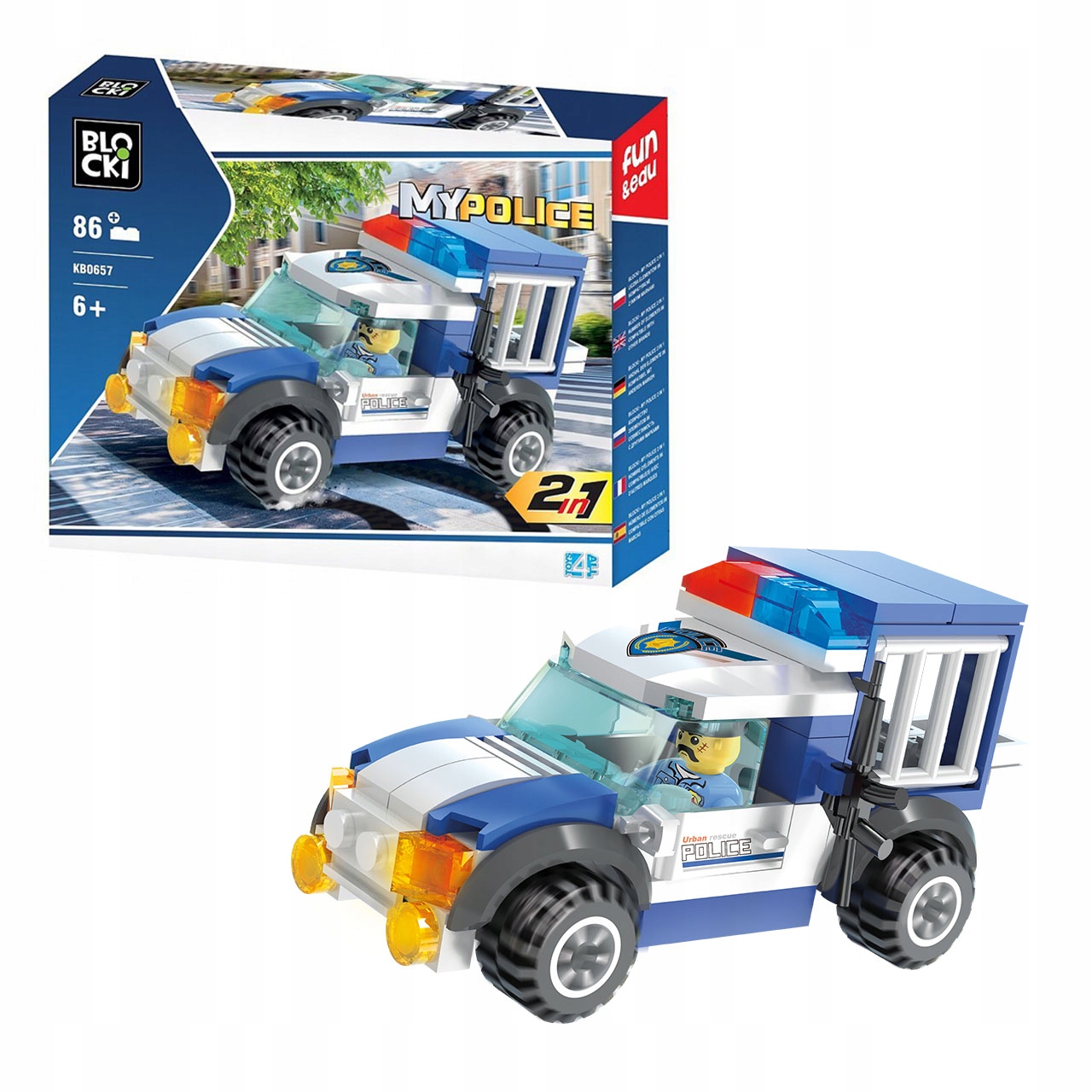 

Klocki Blocki MyPolice 2 W 1 86 el.