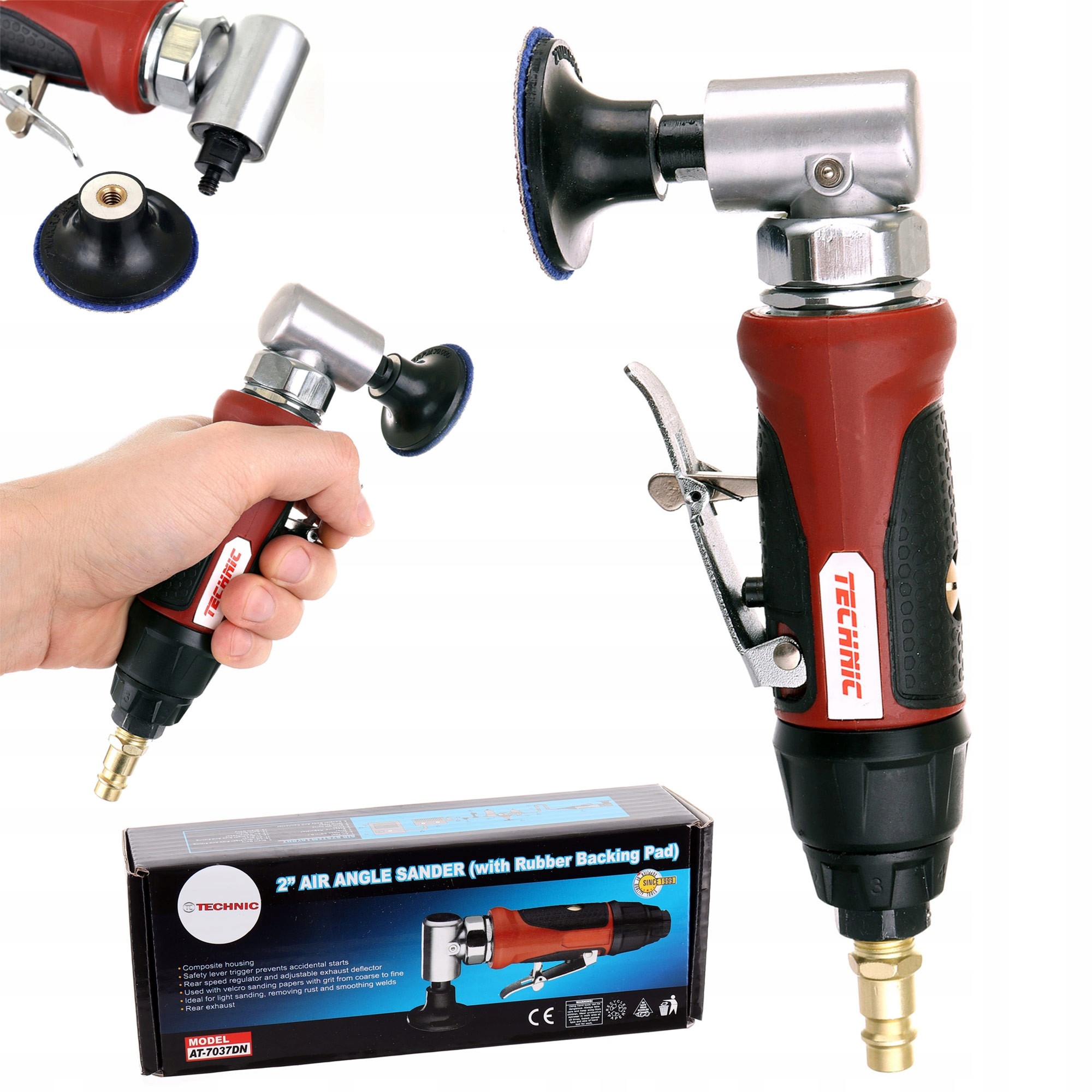 Pneumatická úhlová bruska na kotouče 50 mm