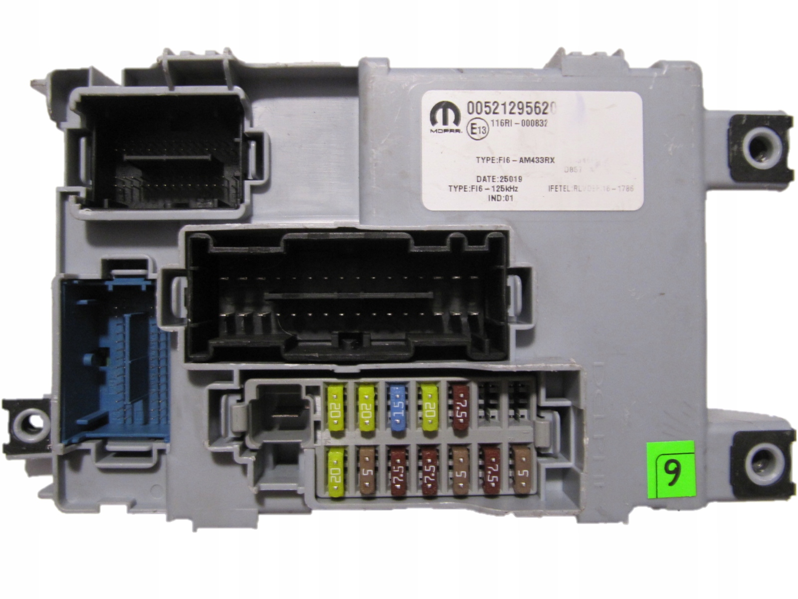 LANCIA YPSILON MODUŁ BODY BSI BCM 00521295620