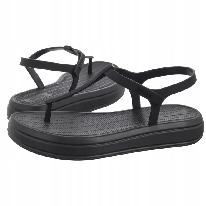 Dámské žabky na platformě Melissa Sun Leme Black, černé