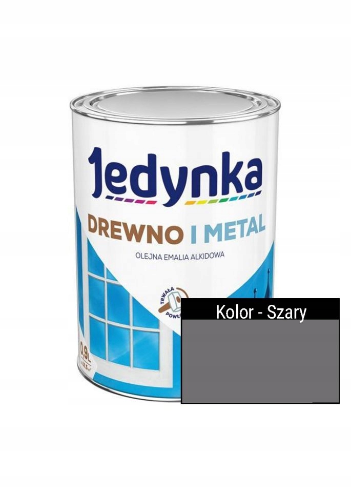 

Farba Do Drewna I Metalu Jedynka Szary 2,5L