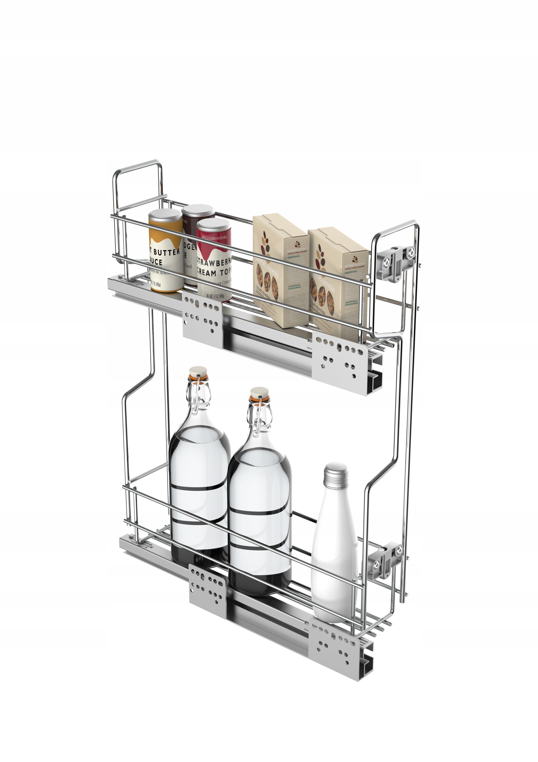 Hafele Koš Cargo 150 Levý boční chrom Matrix S