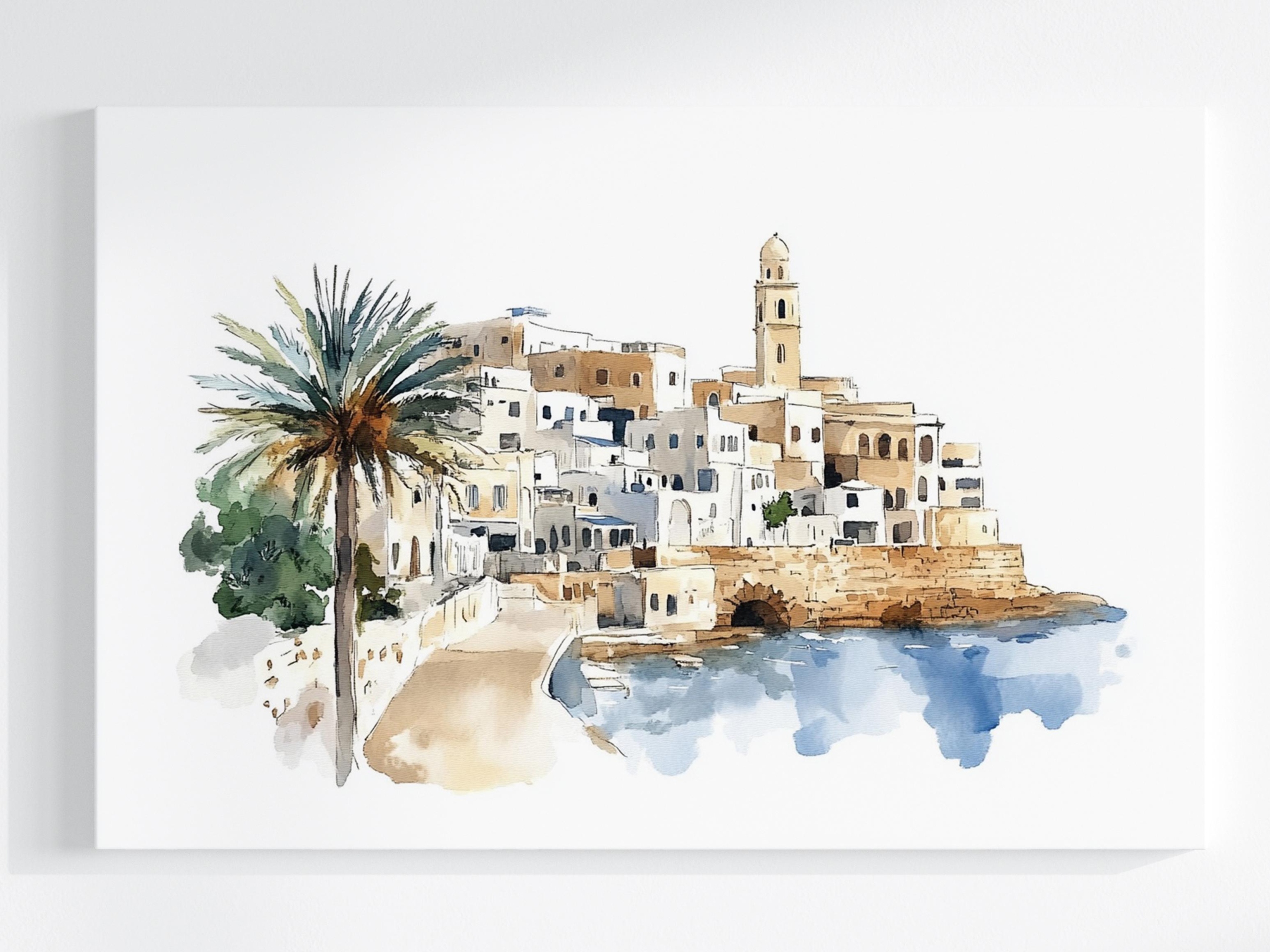 Obraz Na Plátně Canvas Architektura Město Izrael Tel Aviv Starý 120x80