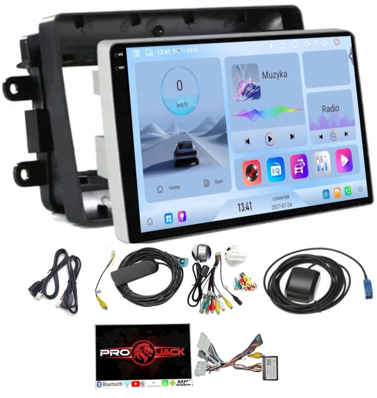 Rádio Gps Android Opel Vivaro II 2014-2020 64GB Carplay Wifi Usb Modem Sim