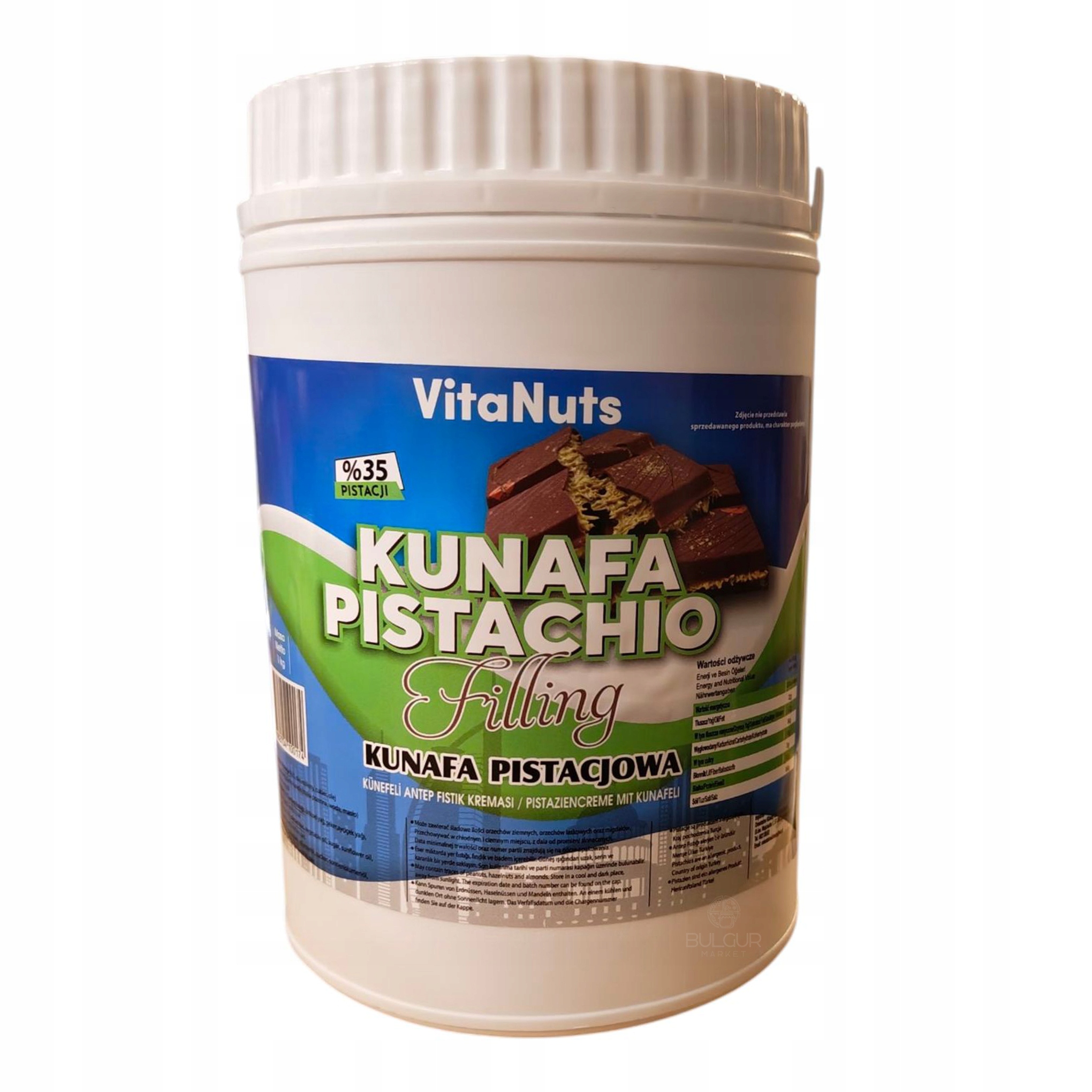 Kadaif, Pasta Pistacjowa i Tahini – do Dubajskiej Czekolady 1kg Vitanuts