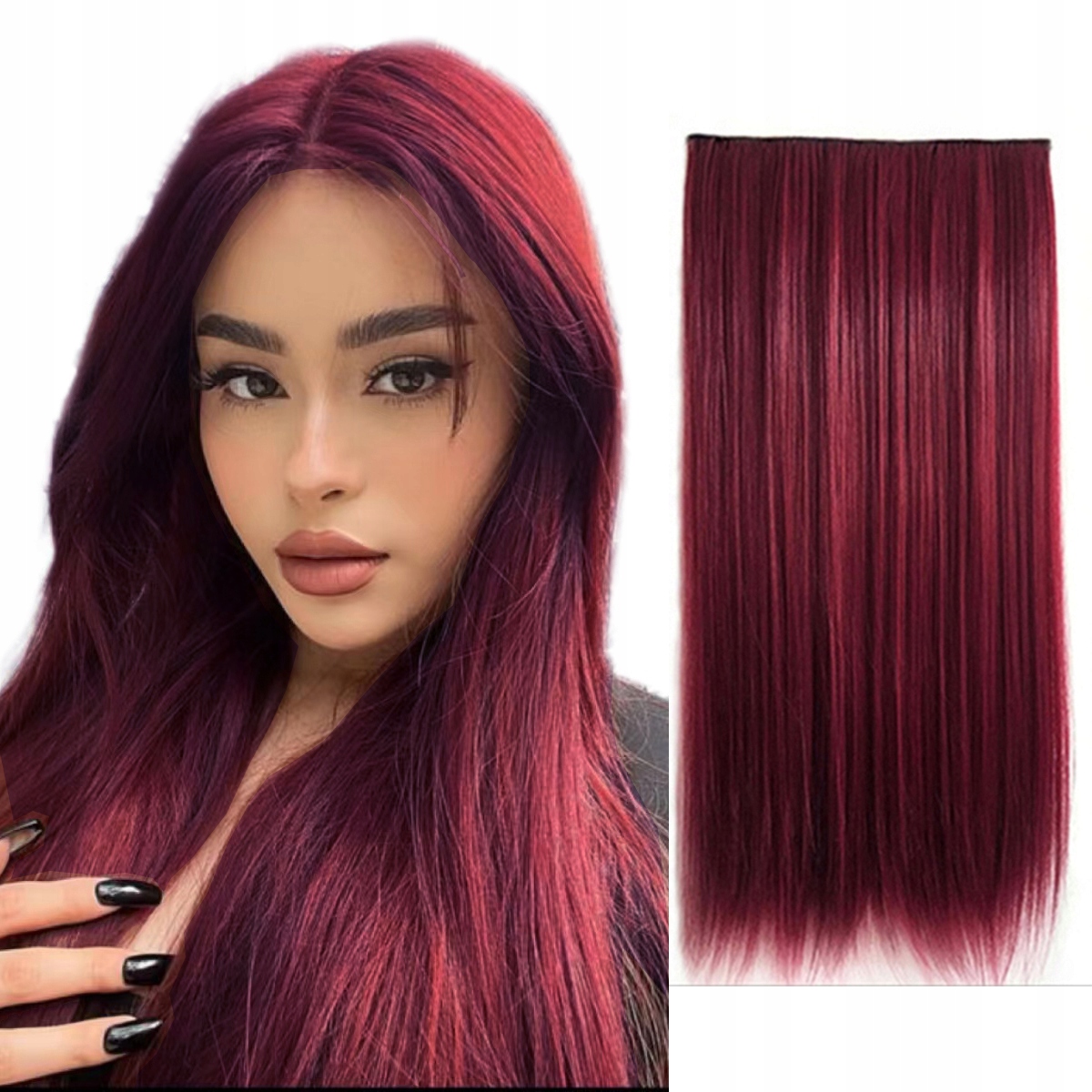 

Naturalne Włosy Doczepiane 60CM Clip In On