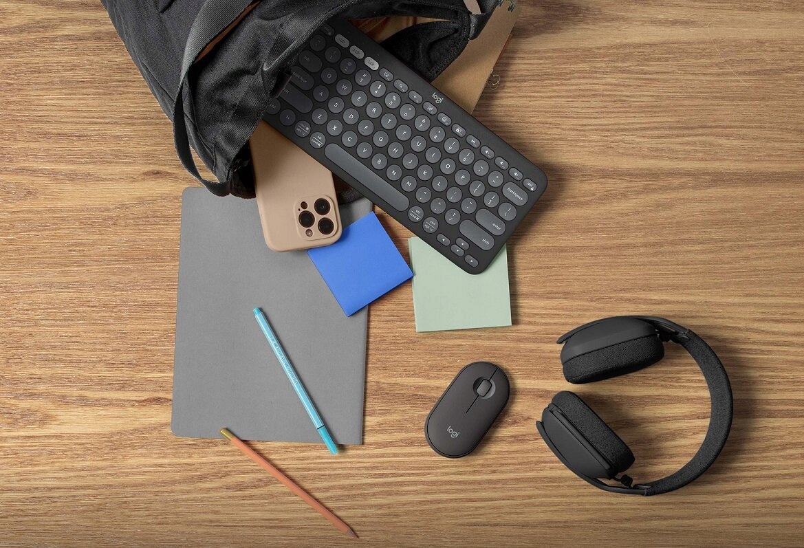 Mysz LOGITECH M350s Grafitowy Interfejs Bluetooth USB (Radio 2.4 GHz)