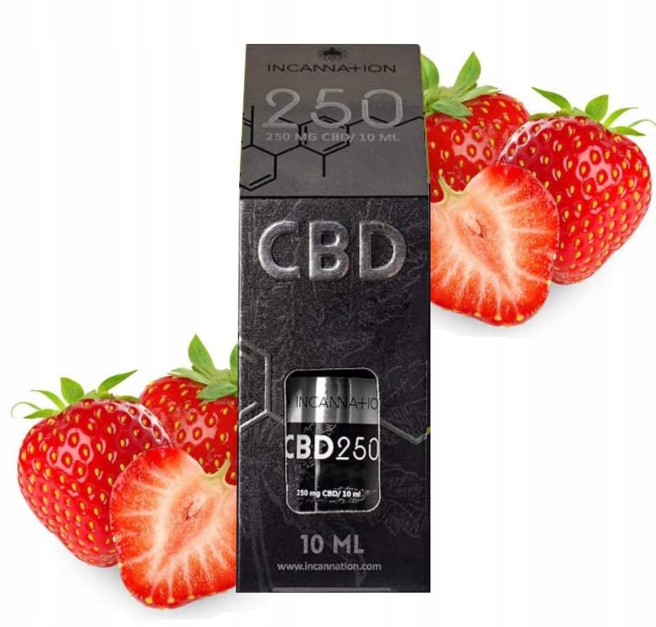 

E Liquid Cbd 250 mg Waporyzacja Strawberry 10 ml