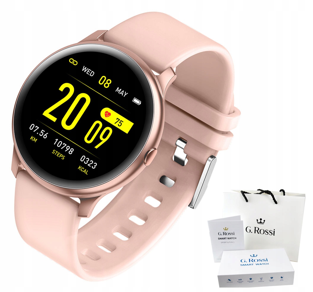 GINO ROSSI часы SMARTWATCH SMS ШАГИ FB ПУЛЬС