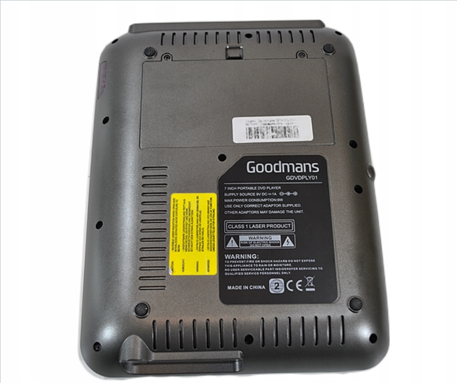 DVD GOODMANS GDVDPLY01 Model Portable DVD Player