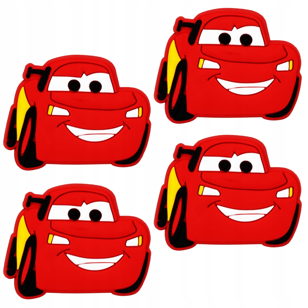 

4x Gałka Do Szafki Dziecięcej Samochód Wyścigowy