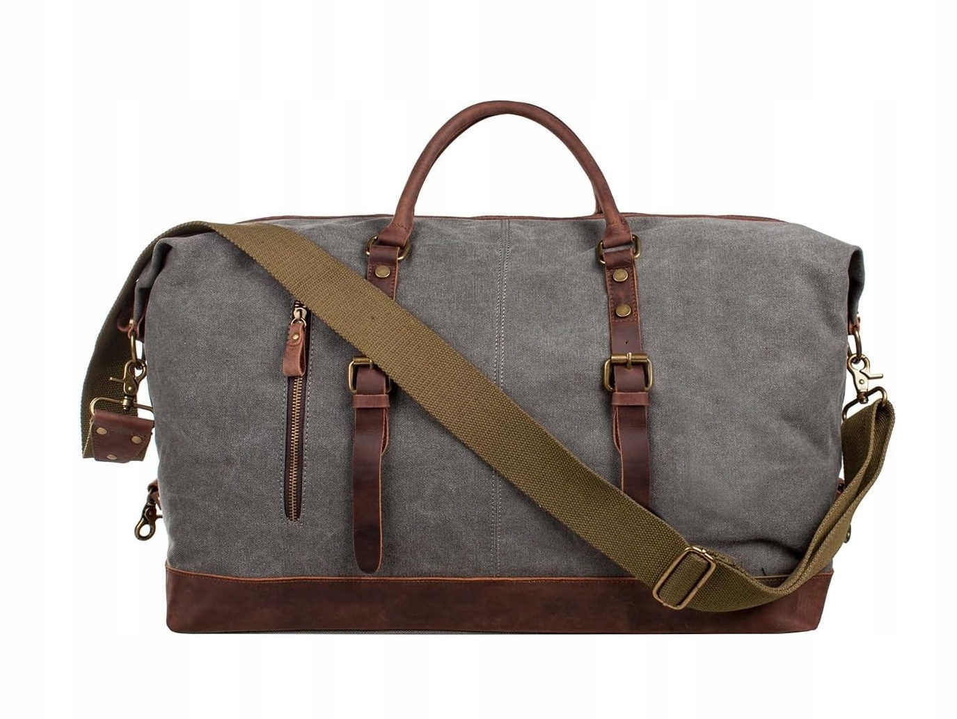 Velká Cestovní Taška 55L XL na rameno turistická velká vintage retro kůže