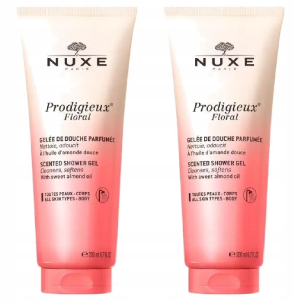 2x Nuxe Prodigieux Floral Żel pod prysznic, 200 ml