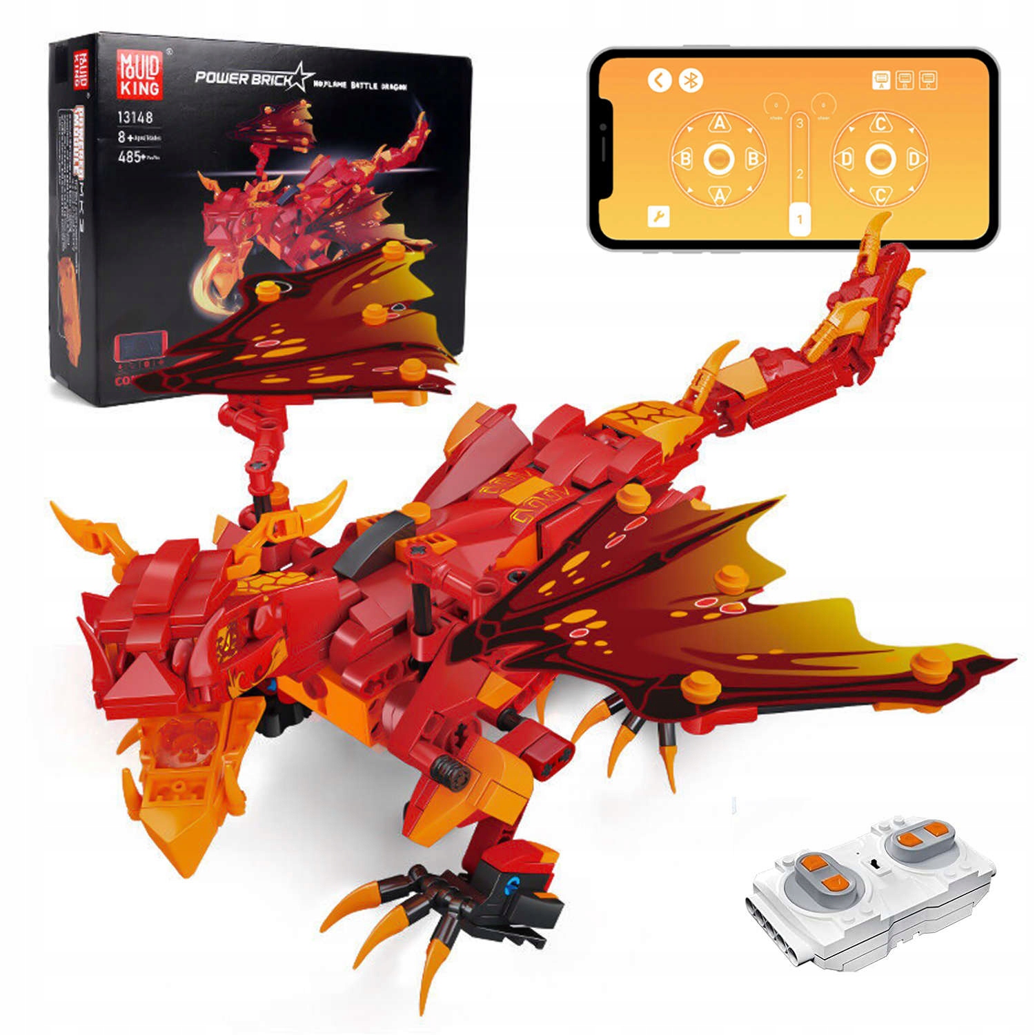 

Klocki Konstrukcyjne Sterowany Na Pilota Smok