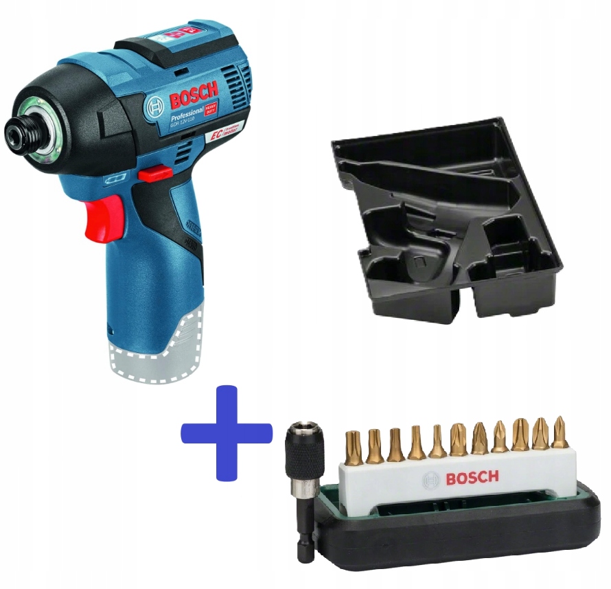 Bosch Gdr 12V-110 Zakrętarka udarowa 110nm 06019E0002 12V Body Wkład