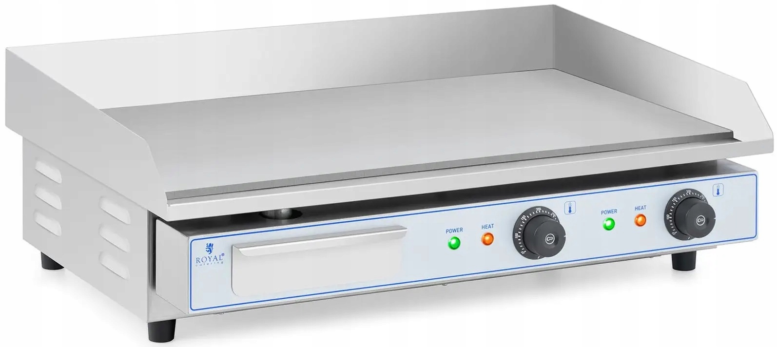 Podwójna płyta grillowa 730x400 mm gładka ROYAL CATERING RC-EG001 10012369