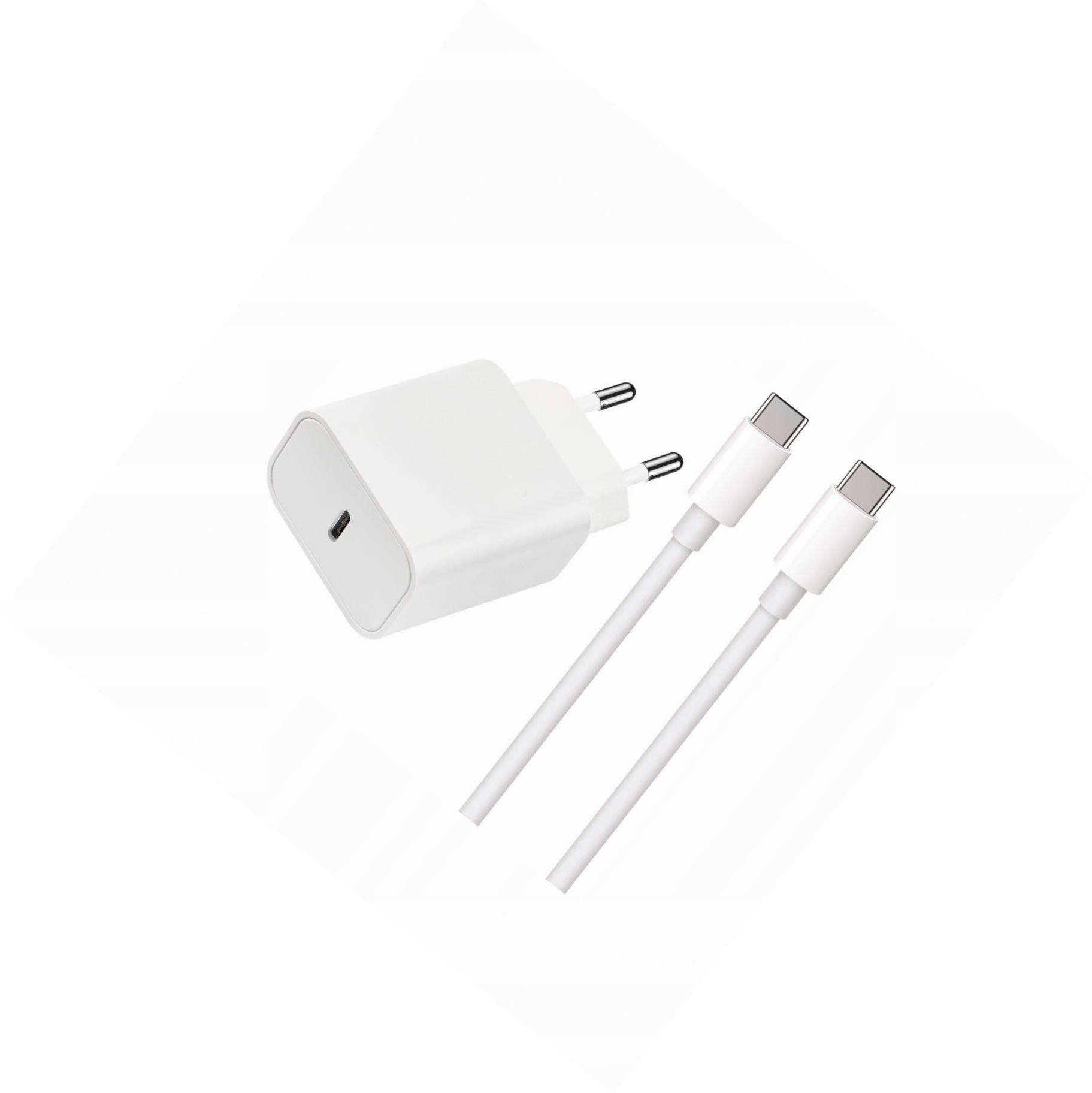 Ładowarka Usb-c 20W z długim kablem 2m do iPhone 16 Plus