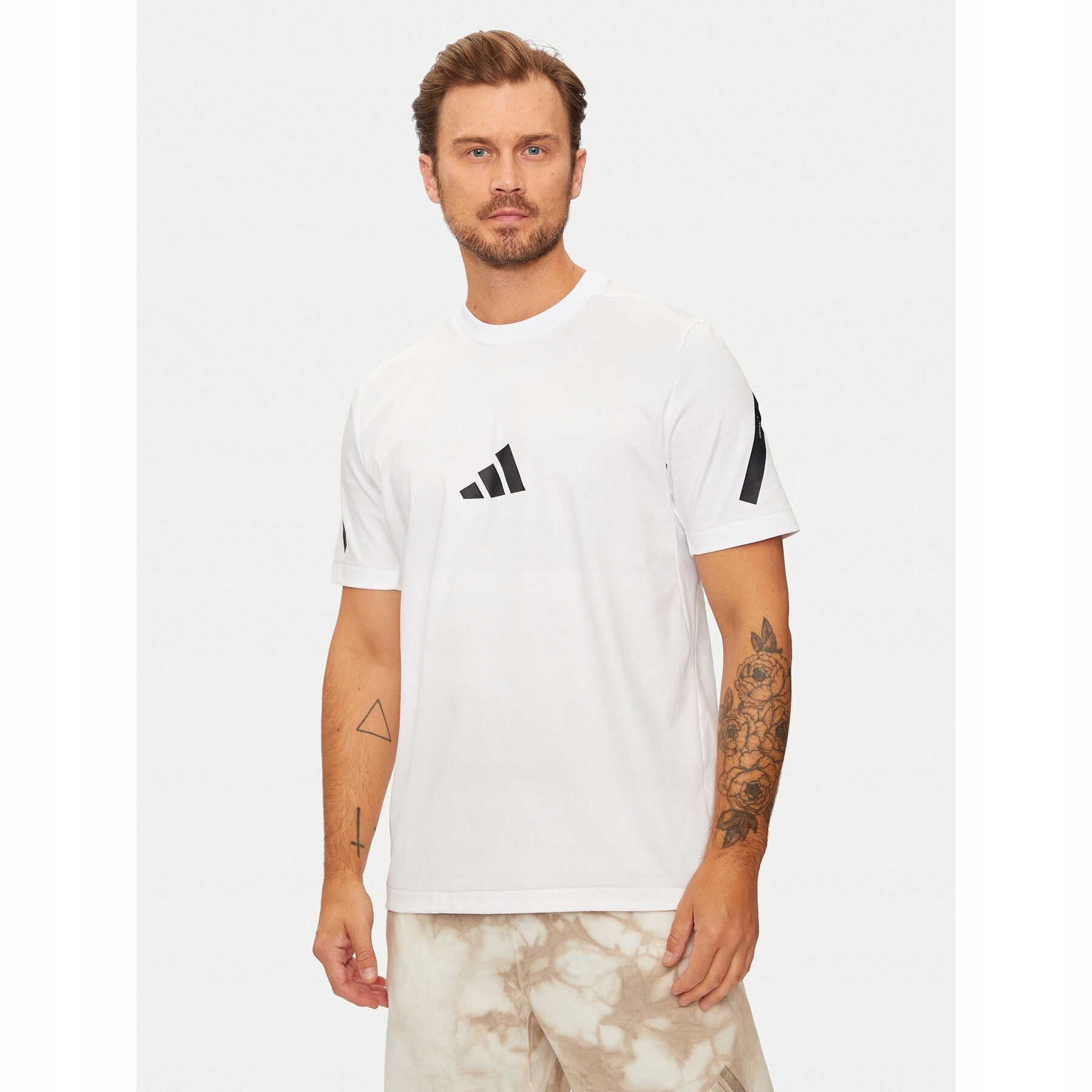 adidas Męskie T-Shirt Biały JE3078