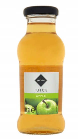 Rioba Jablečný džus 24x200 ml skleněná láhev