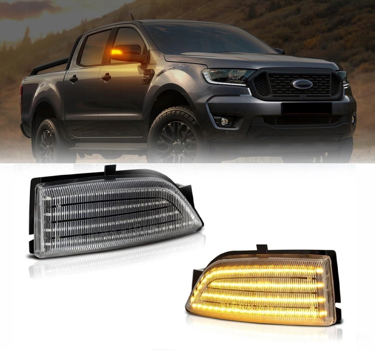 Led Statické Směrovky Ford Ranger T6 Raptor Ranger Lariat