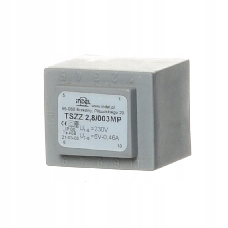 Tszz 2,8/003MP 6V-0,47A Transformator W Druk