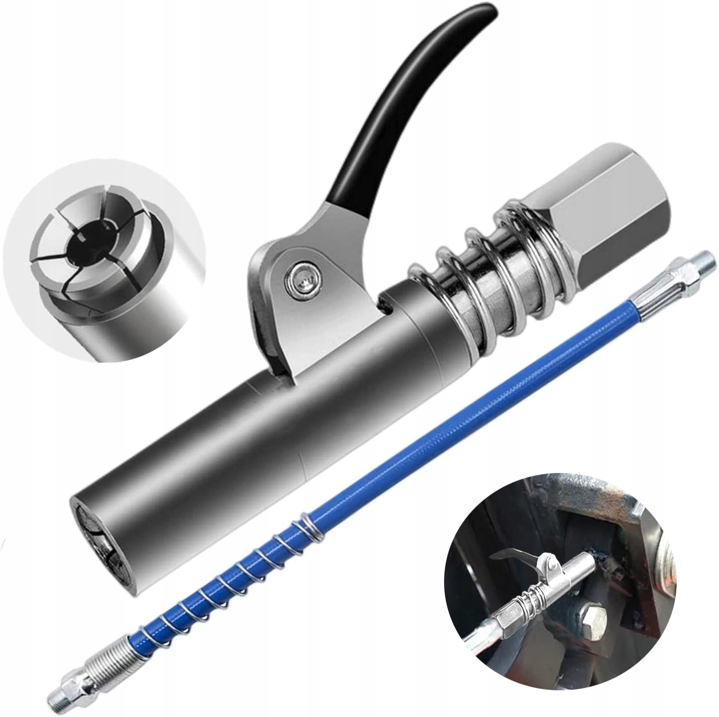 

Końcówka Smarownicy Samoblokująca ZACISK+WĘŻEM30cm