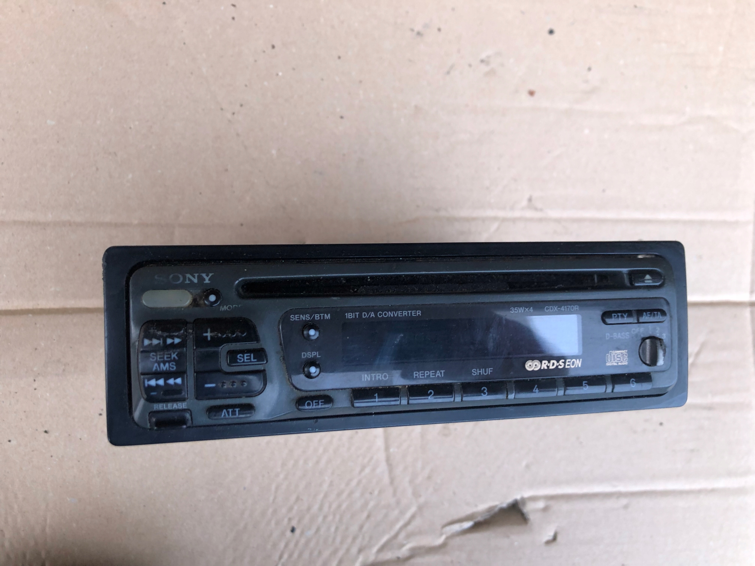 RADIO CD SONY CDX4170R