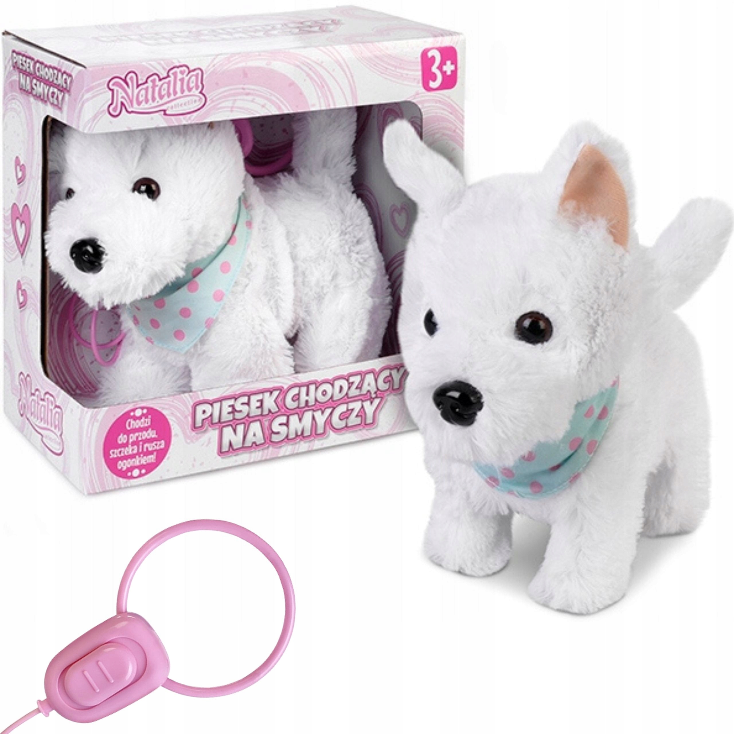 

Piesek Interaktywny Chodzący Na Smyczy Husky Chodz