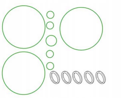 Kpl. uszczelek korpusu kompresora DENSO 10P...