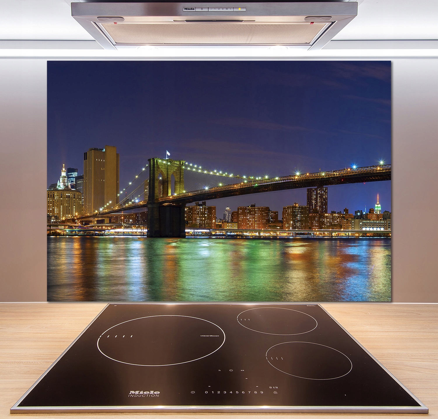 

Panel do kuchni Manhattan nocą 100x70 cm + Klej