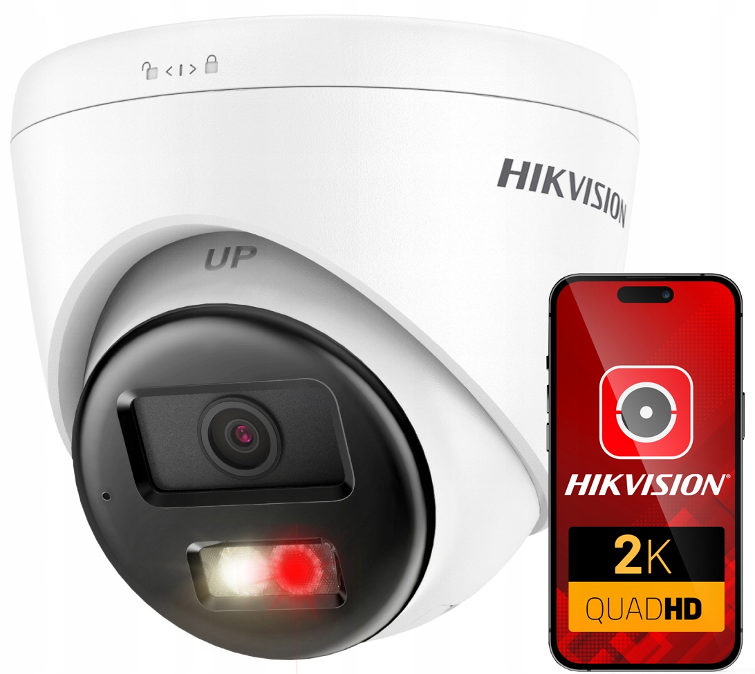4MPx Ip kamera Hikvision Vonkajšia PoE Smart Hybrid Light VE-NC143F-LIU