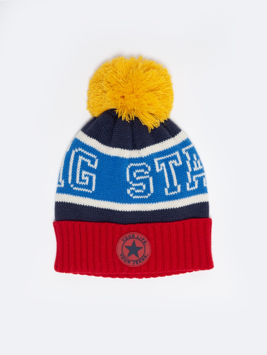 Big Star Čepice Unisex Zimní S Bambulí Apresman 000 One Size