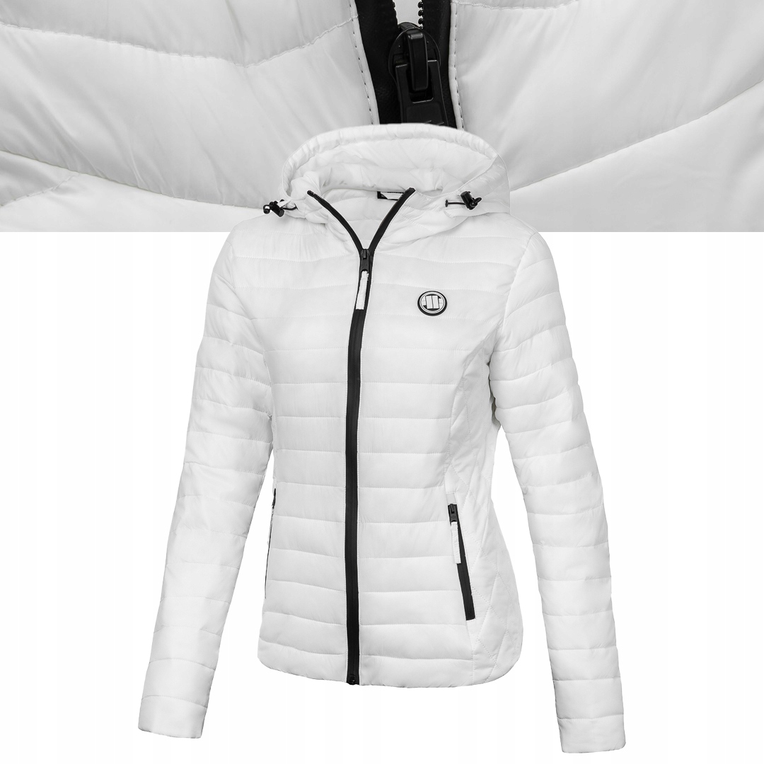 

Pitbull Kurtka przejściowa damska Alsacia Biała