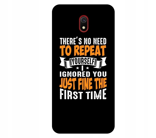 

Etui na telefon Xiaomi Redmi 8A No need to repeat