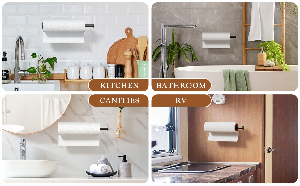 UCHWYT WIESZAK NA RĘCZNIK PAPIEROWY KUCHENNY LOFT Materiał metal