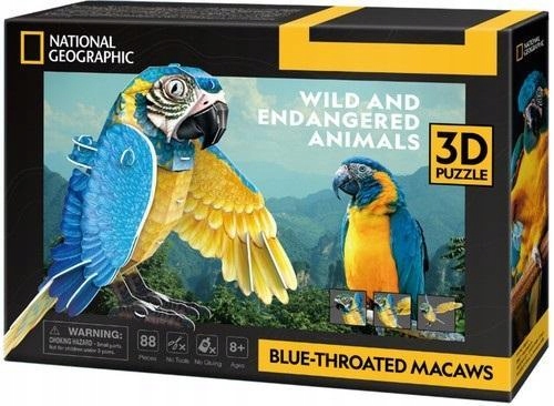 PUZZLE 3D NATIONAL GEOGRAPHIC ARA SZAFIROWA