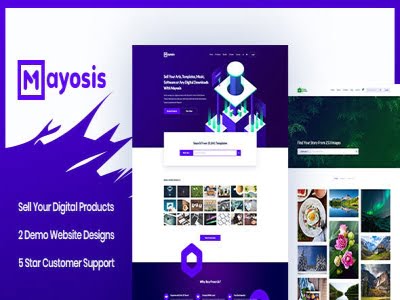 Szablon Mayosis - Digital Marketplace WP Theme