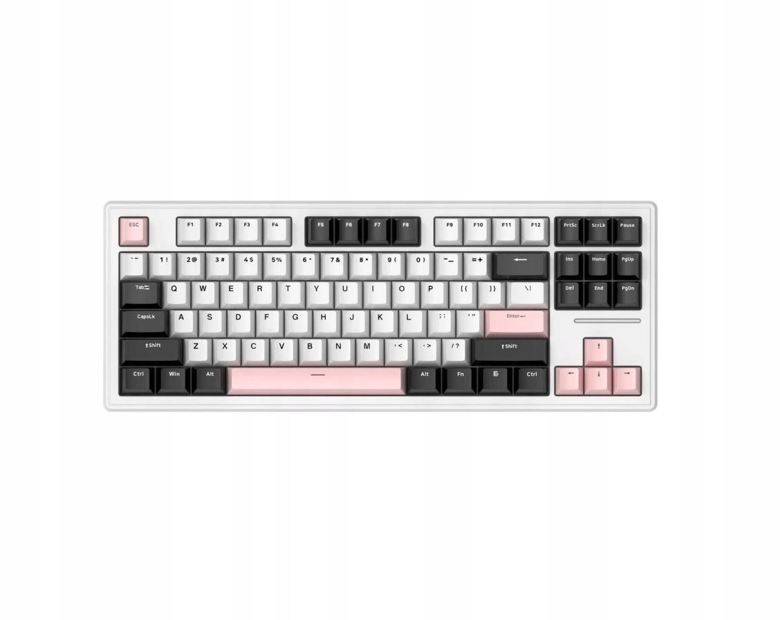 Mechanická klávesnice Attack Shark M87 Tkl Hot Swap 2.4 GHz Wireless Rgb Wp