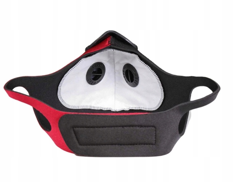 GLORSUN SPORTOWA MASKA ANTYSMOGOWA BLACK/RED Możliwość prania tak