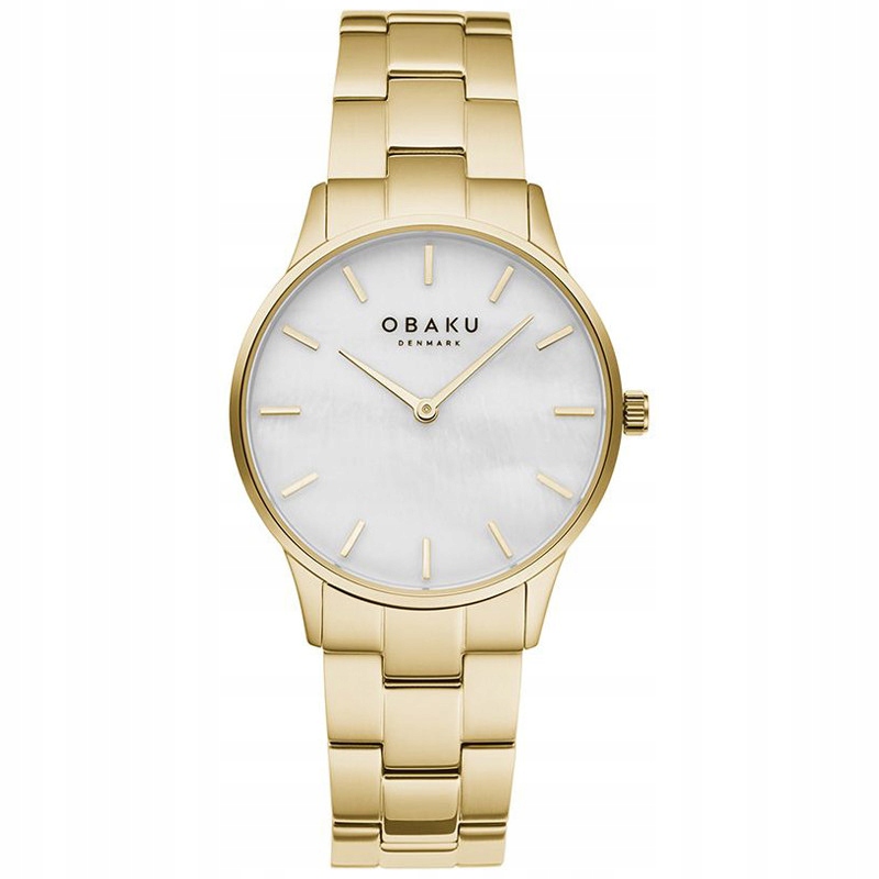 Dámské hodinky Obaku Denmark V247LXGWSG zlaté