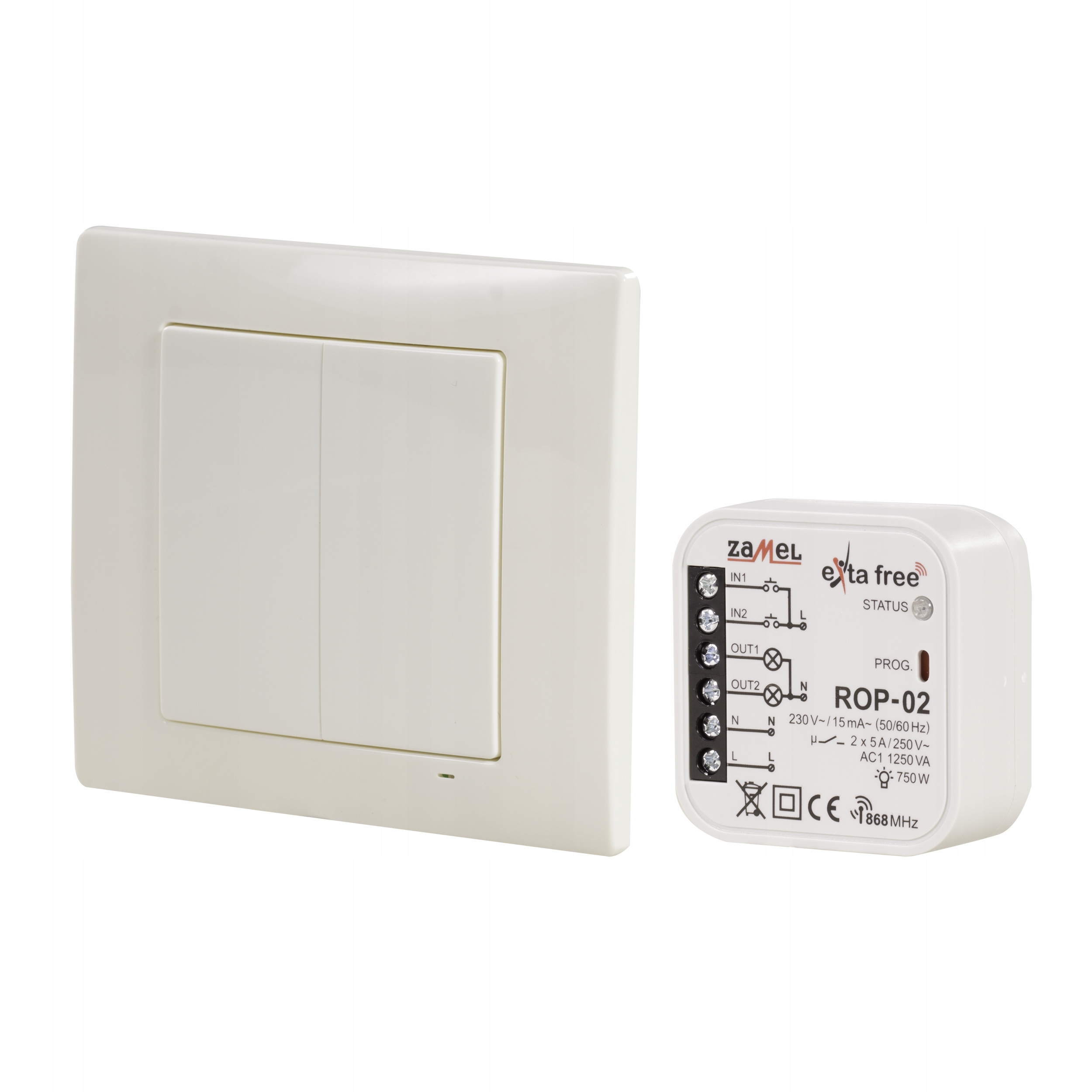 Zestaw sterowania bezprzewodowego RZB-04 ZAMEL inteligentny dom EAN (GTIN) 5903669042020