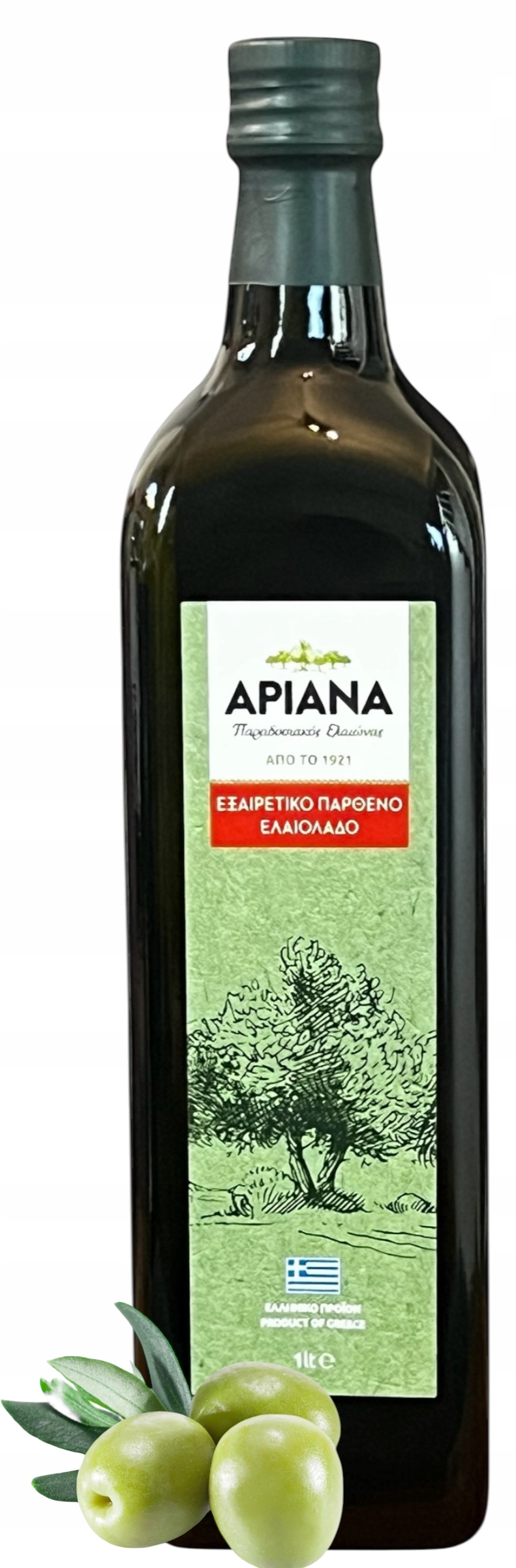 Levně Extra Panenský Řecký Olivový Olej 1 L Z Prvního Lisování Do Salátu