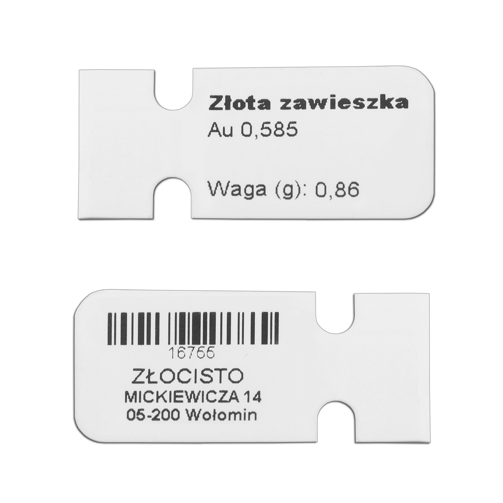 ZŁOTY MEDALIK MATKA BOSKA 585 CHRZEST KOMUNIA Waga 0.93 g