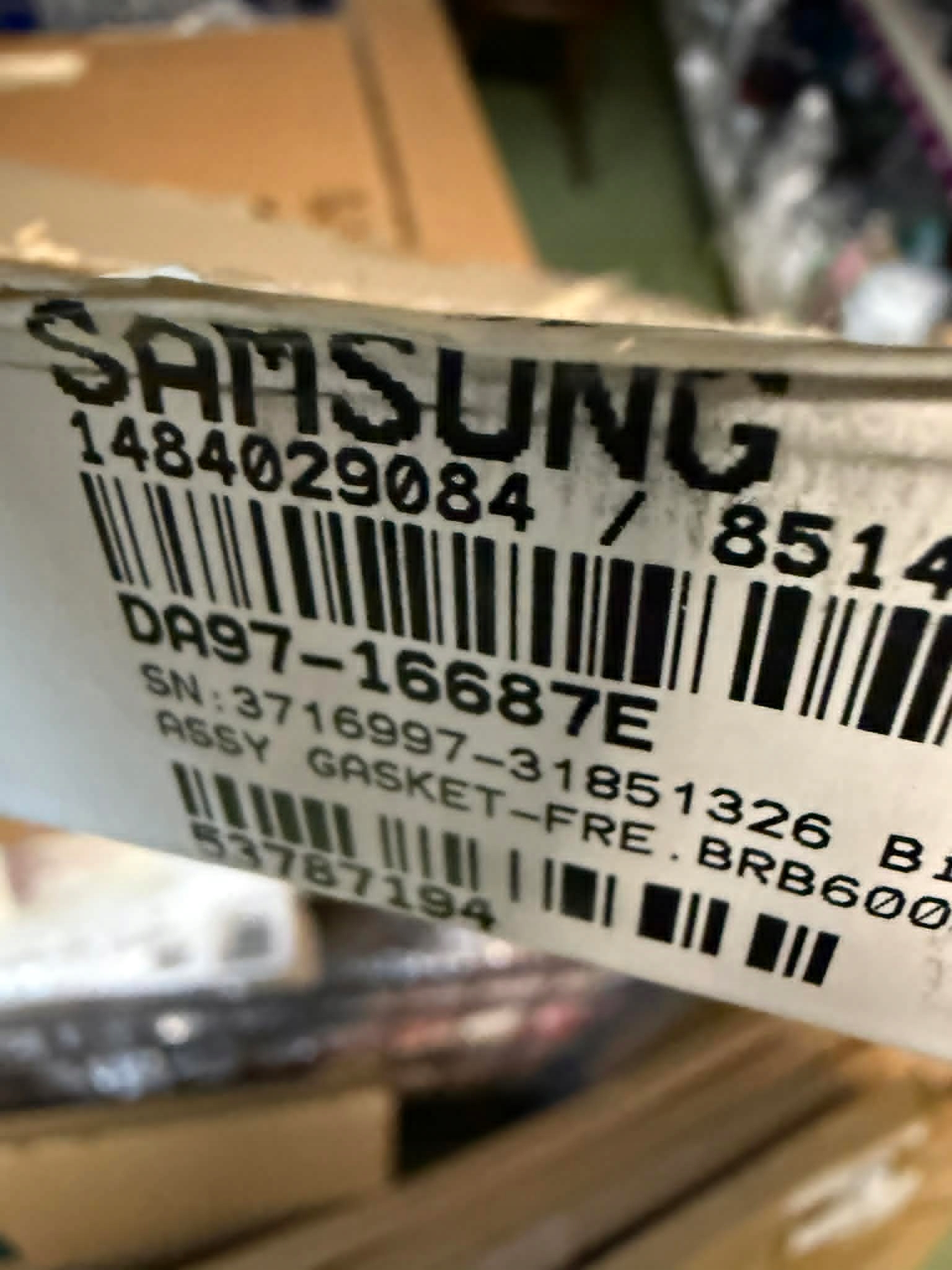 Magnetické těsnění dveří mrazničky DA9716687E Samsung