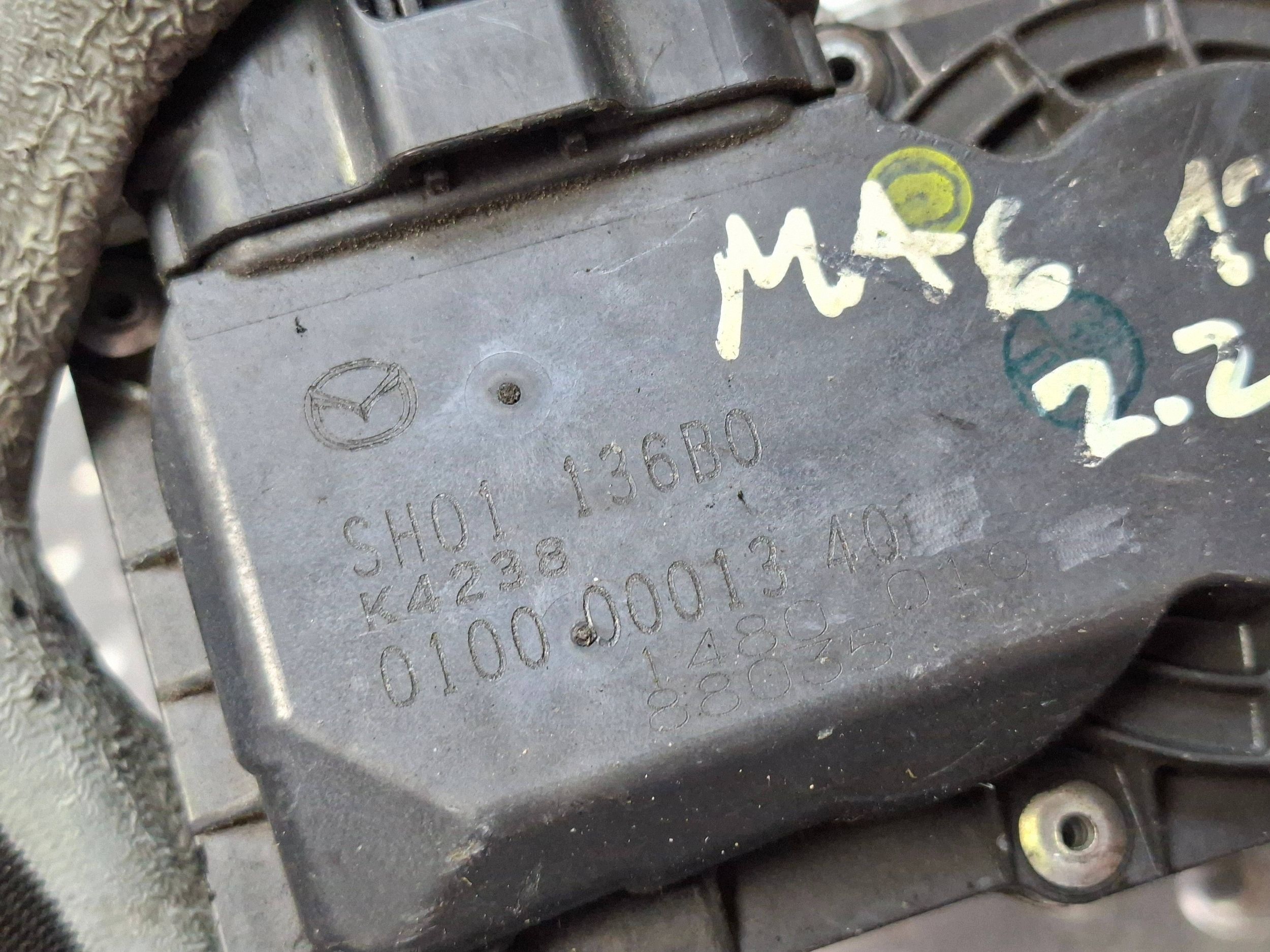 valvola a farfalla MAZDA 6 GJ CX 5 12- 2.2 D SH01136B0