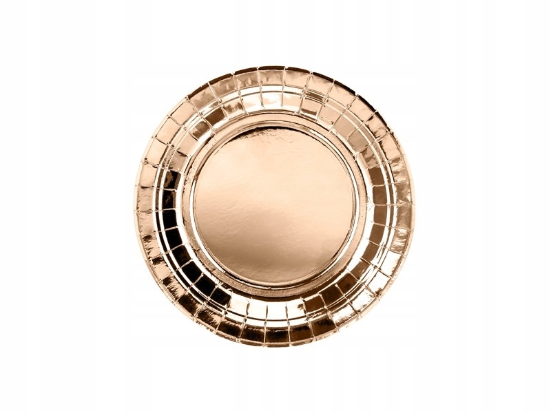 

Talerzyki Papierowe 18CM 6szt Rosegold 18 Urodziny